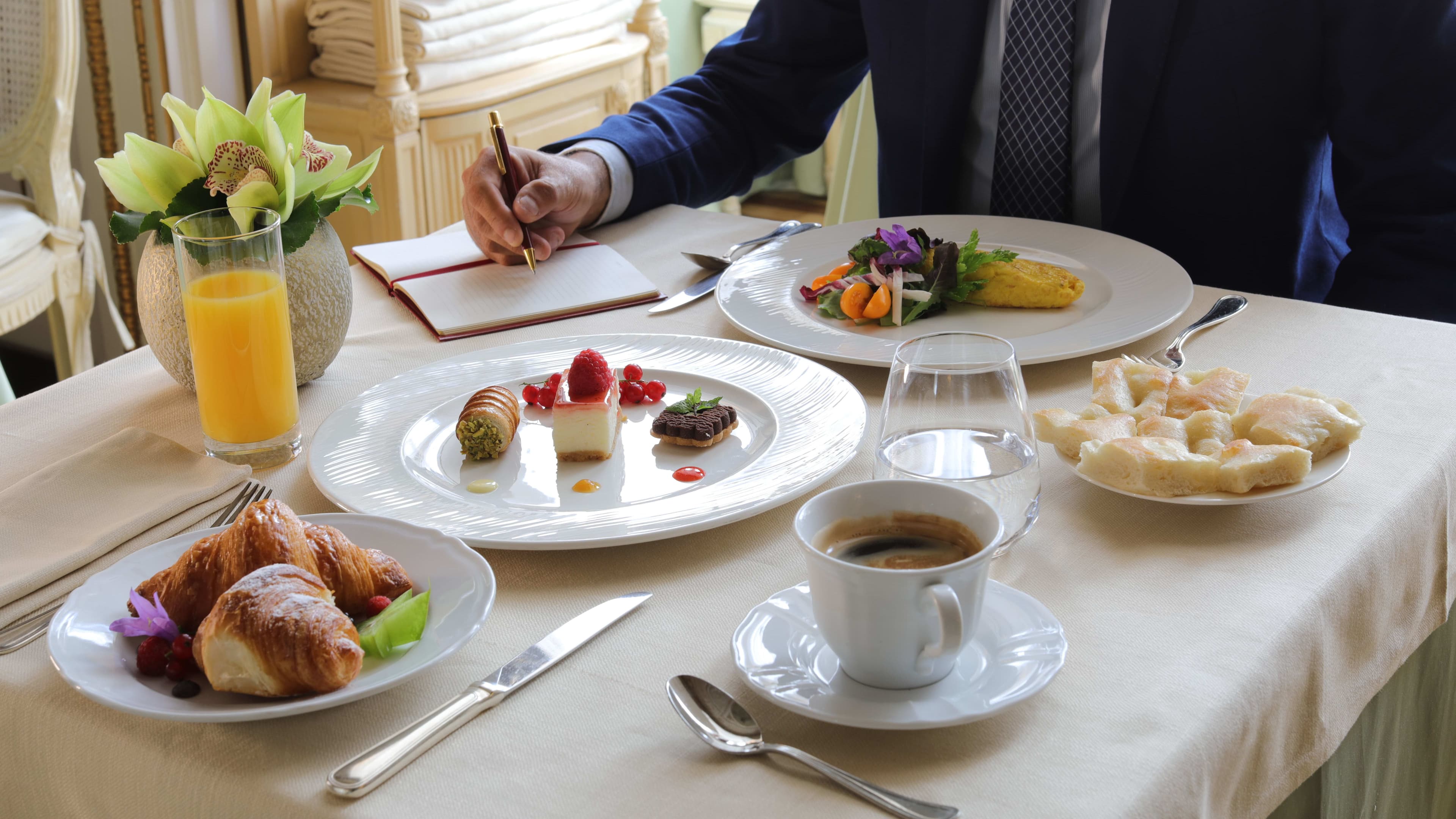 Colazione all'Hotel Bristol Palace